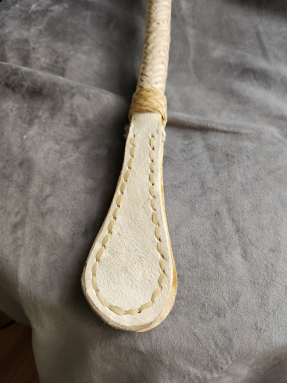New - Double Paddle Braided Quirt - Handmade Chilean Horse Whip - Riding Crop